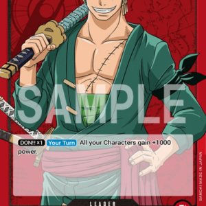 Roronoa Zoro -ROMANCE DAWN- [OP01] Leader Card V1